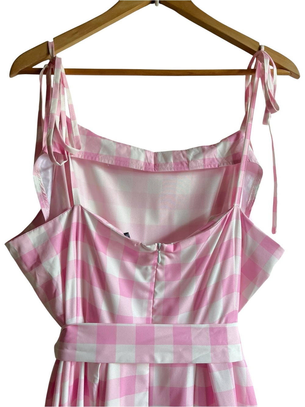 Barbie Movie Pink Gingham Barbiecore Fit & Flare Dress XXL Costume - Picture 8 of 15